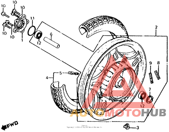 Переднее колесо
