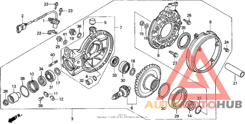 St1100a final driven gear