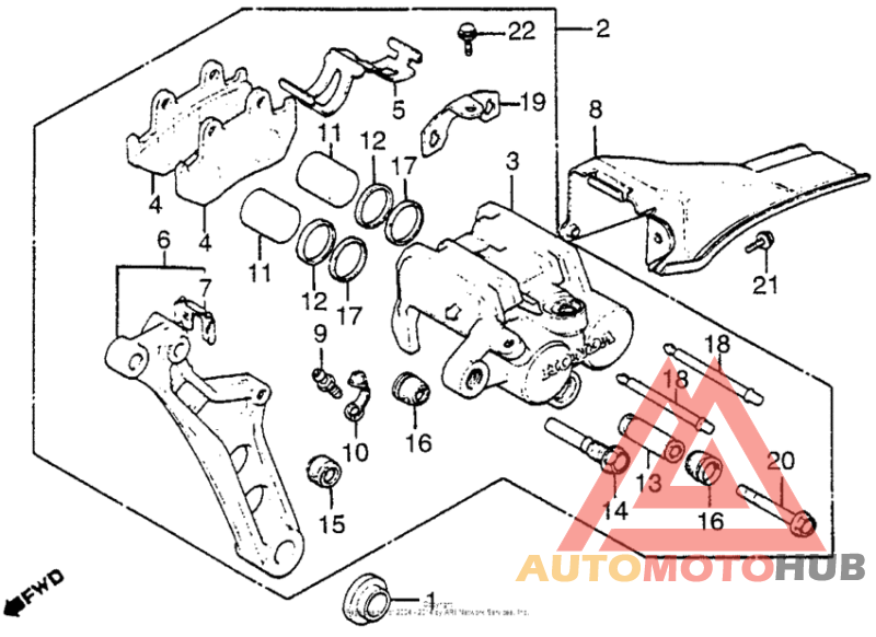 Задний суппорт