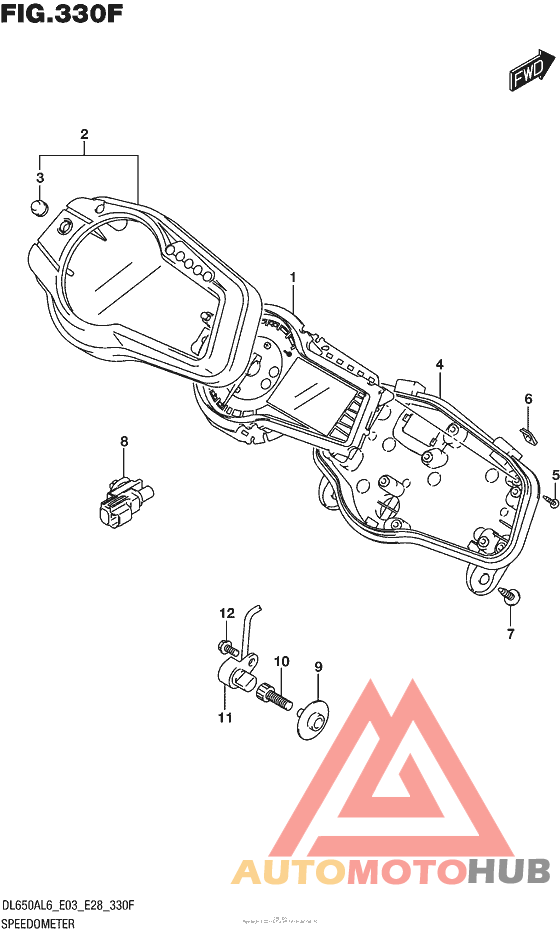 Speedometer (Dl650Xal6 E03)