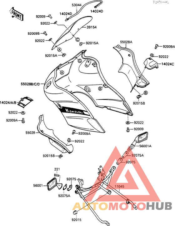 Cowling(1/2)(ex500-a1)