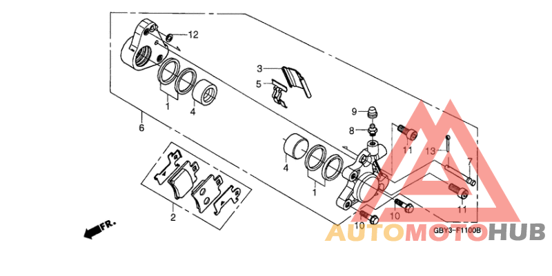 Передний суппорт