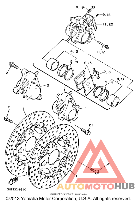 Передний суппорт
