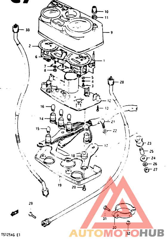 Спидометр-тахометр