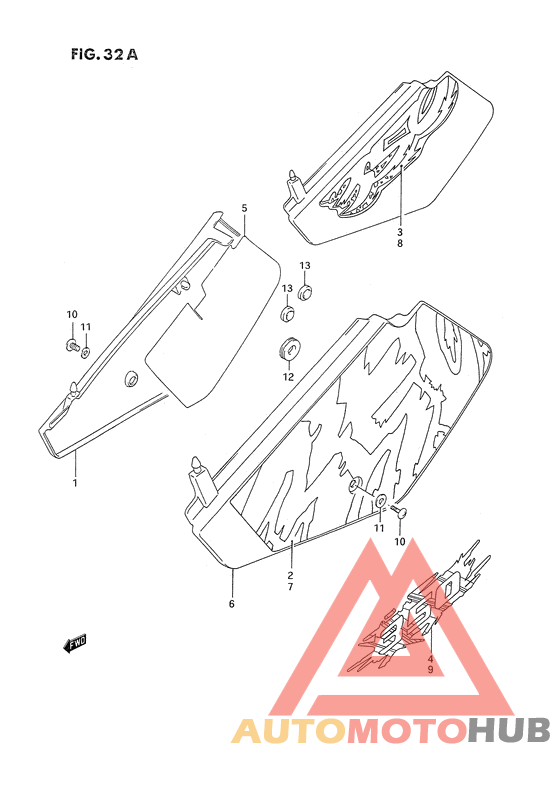 Обтекатель задний
