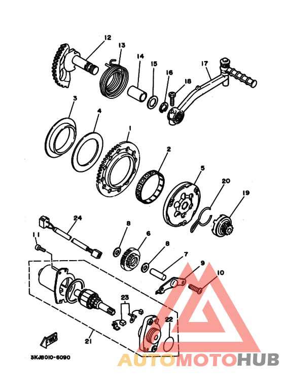 Муфта стартера