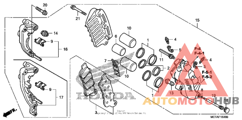 Передний суппорт