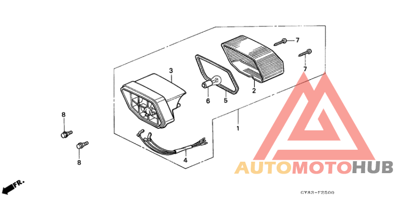 Taillight unit ass`y