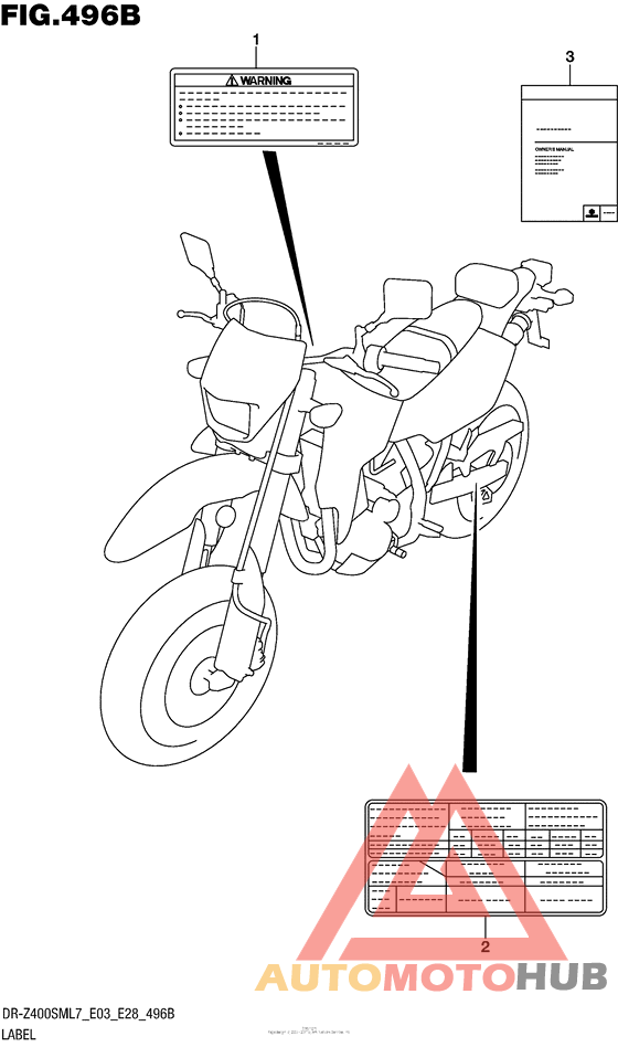 Label (Dr-Z400Sml7 E28)