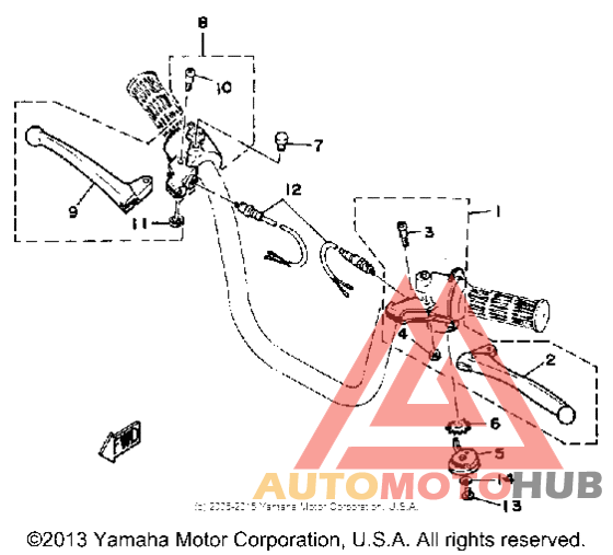 Handle switch - lever