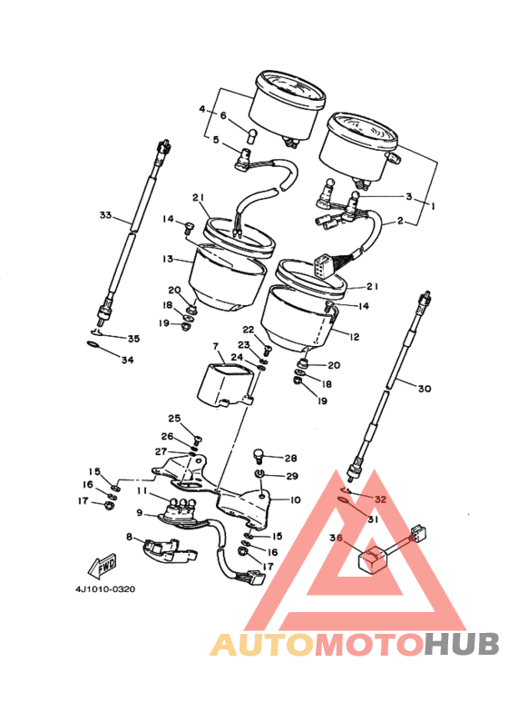 Спидометр в сборе