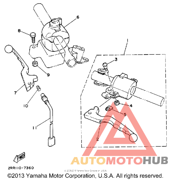 Handle switch - lever