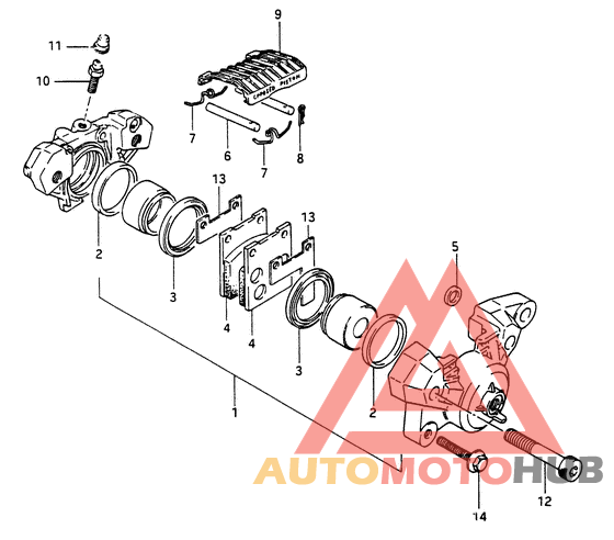 Задний суппортs
