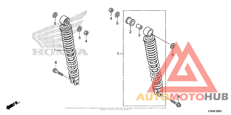 Задние амортизаторы