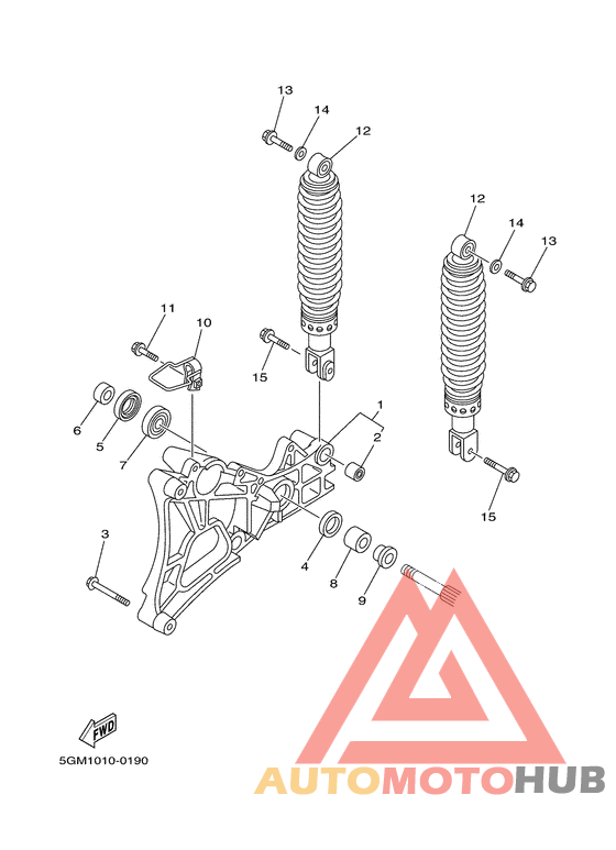 Rear arm. suspension