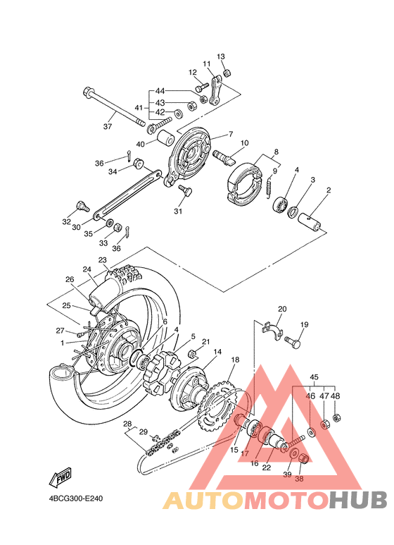 Переднее колесо