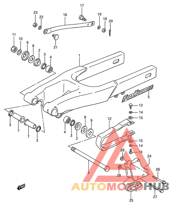 Маятник задний