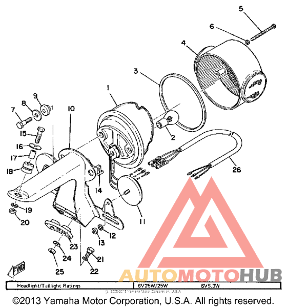 Задний фонарь
