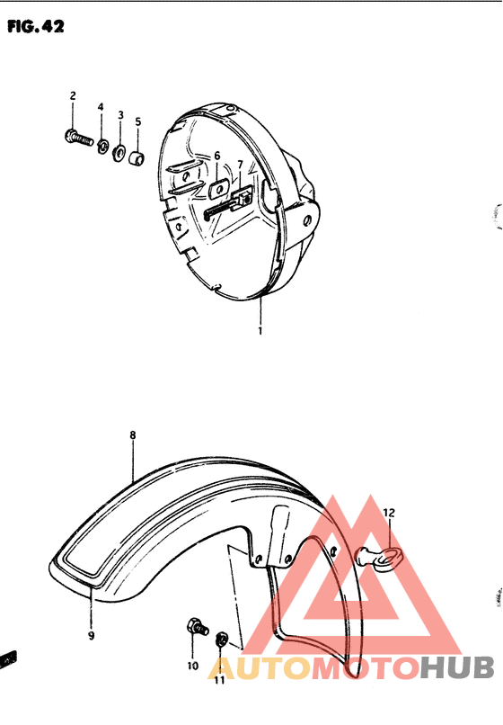 Front fender - headlamp housing