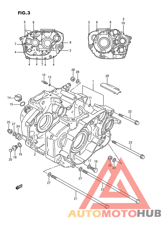 Картер двигателя