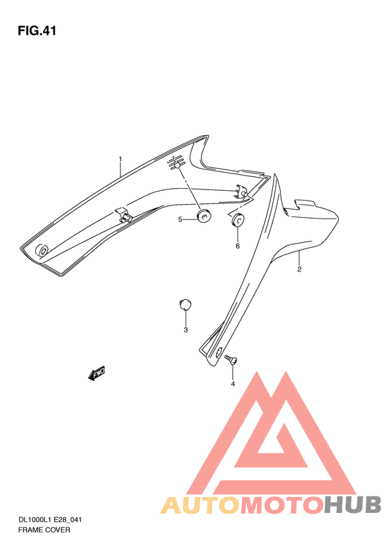 Обтекатель задний