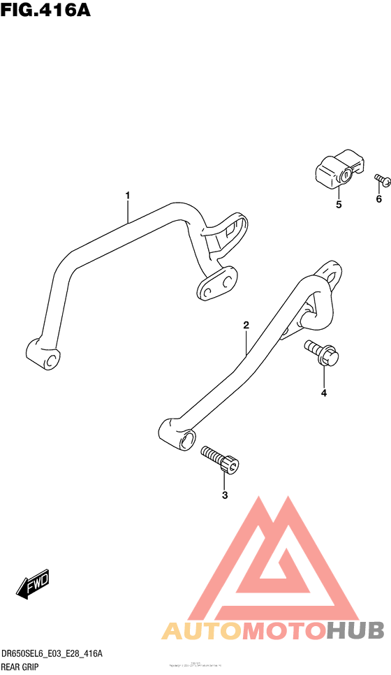 Rear Grip (Dr650Sel6 E03)
