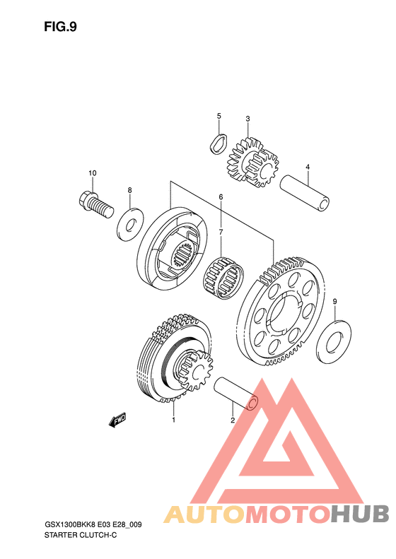 Муфта стартера