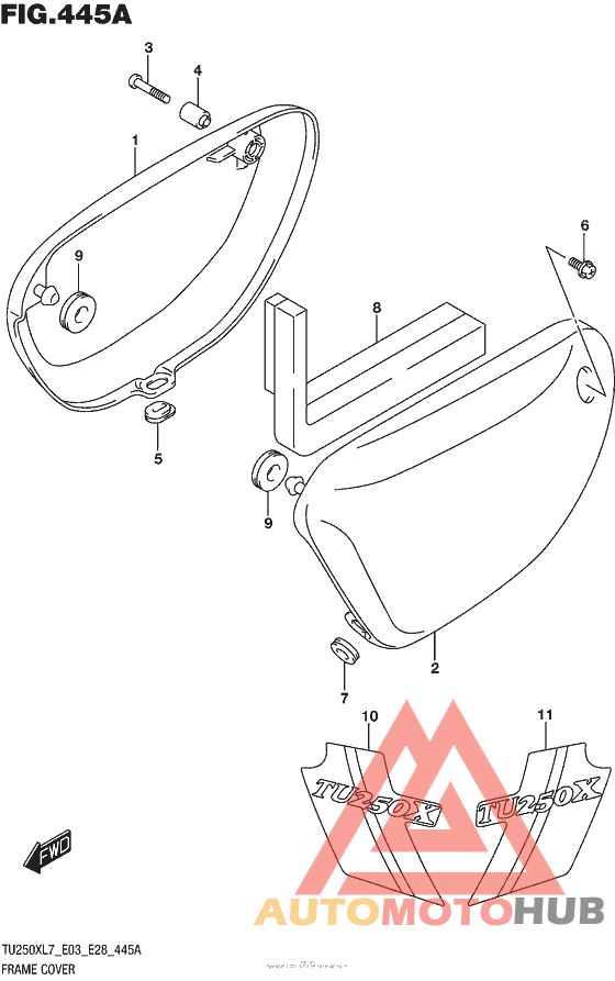 Обтекатель рамы