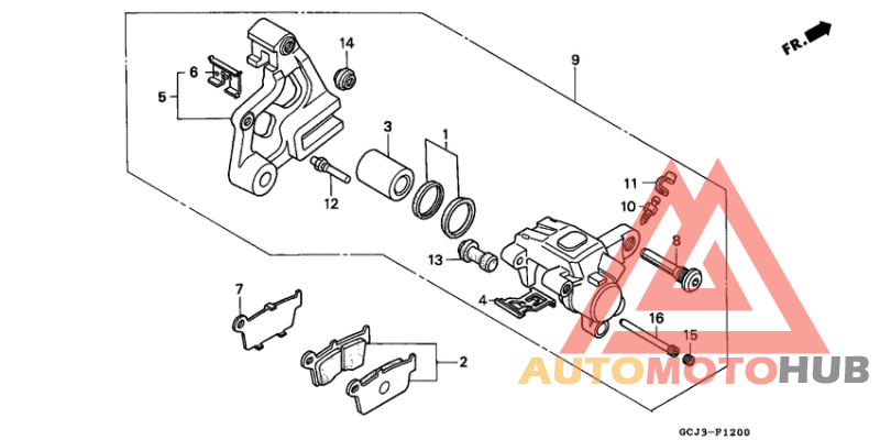 Задний суппорт