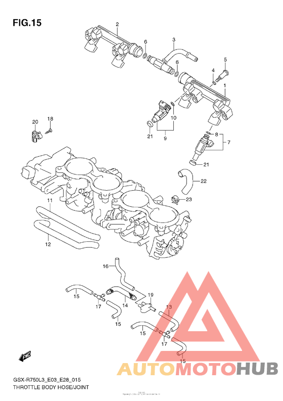Throttle Body Hose/joint (E03)