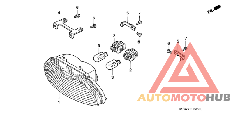 Taillight unit ass`y