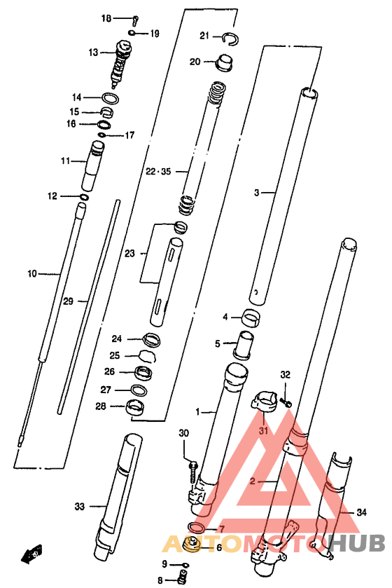 Передняя вилка