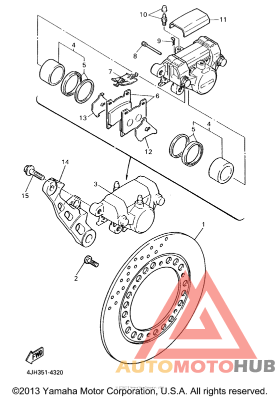 Задний суппорт