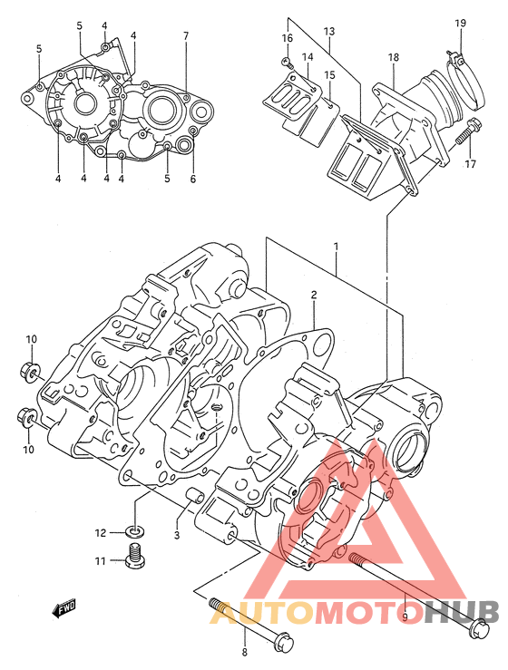 Картер двигателя