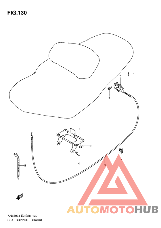 Seat support bracket