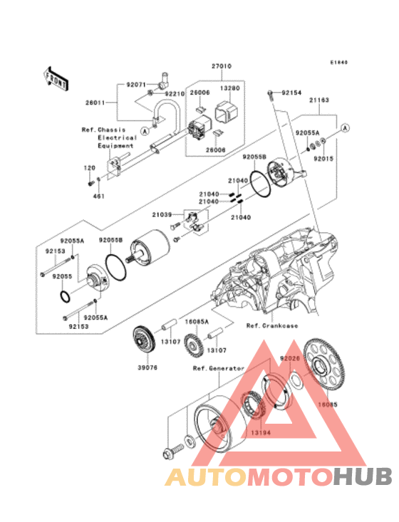 Starter motor/starter clutch