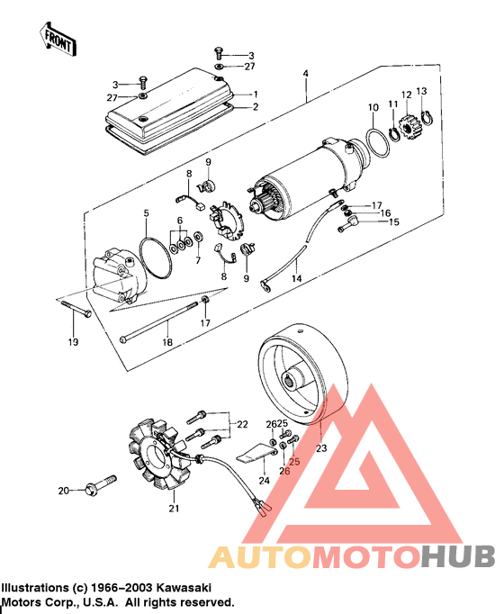 Generator/starter motor