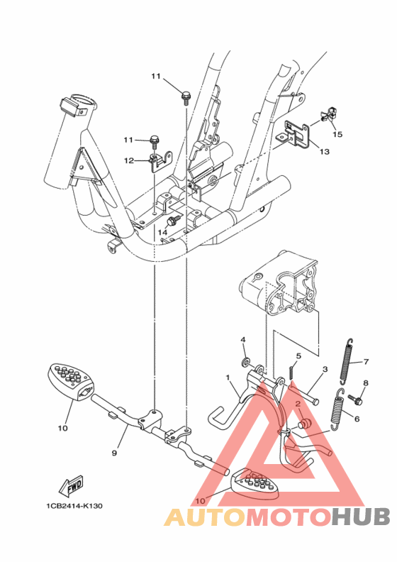 Support & repose pied
