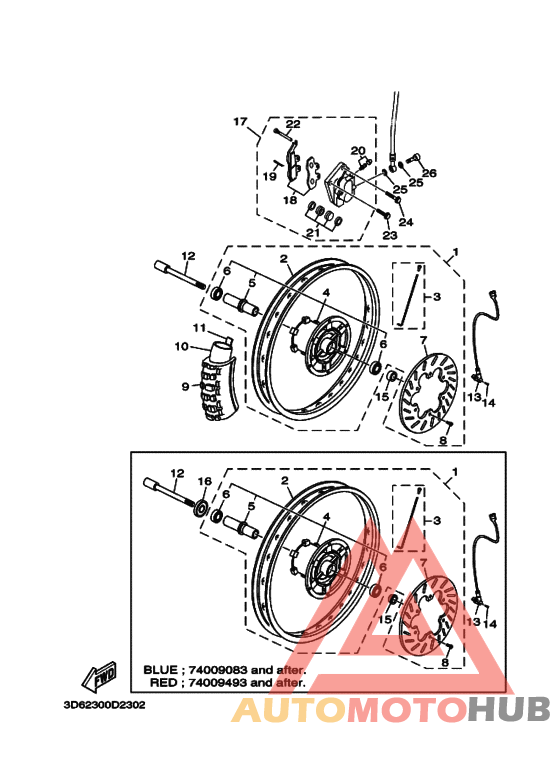Передние колеса & brake system