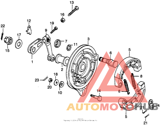 Задний тормоз