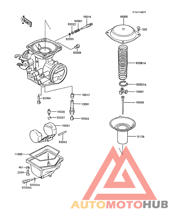 Карбюратор в разборе