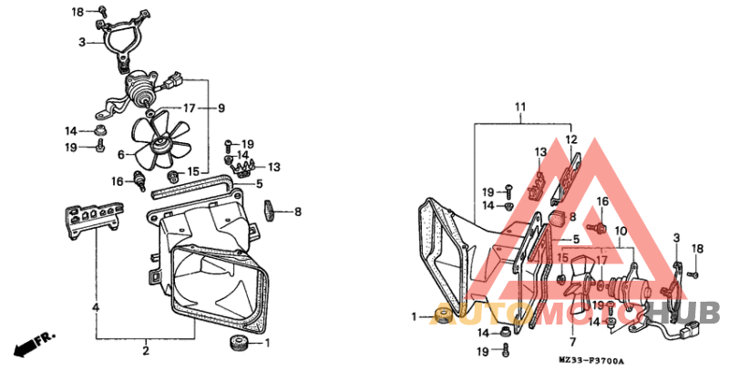 Вентилятор охлаждения