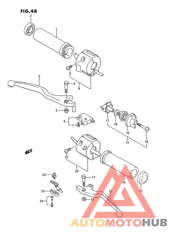 Рулевой переключатель
