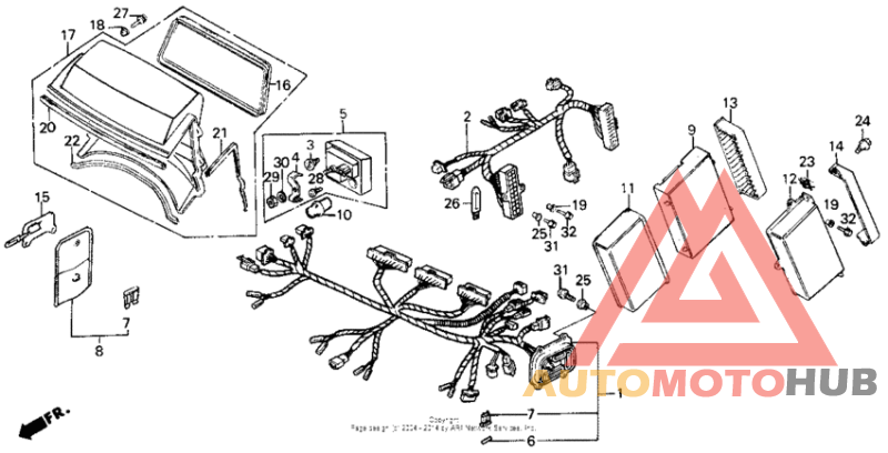 Se-i fairing wire harness 86