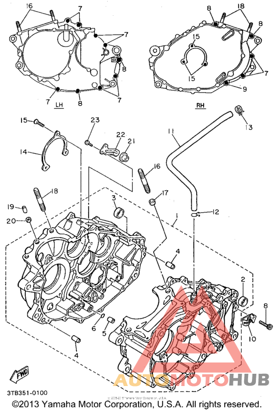 Картер двигателя