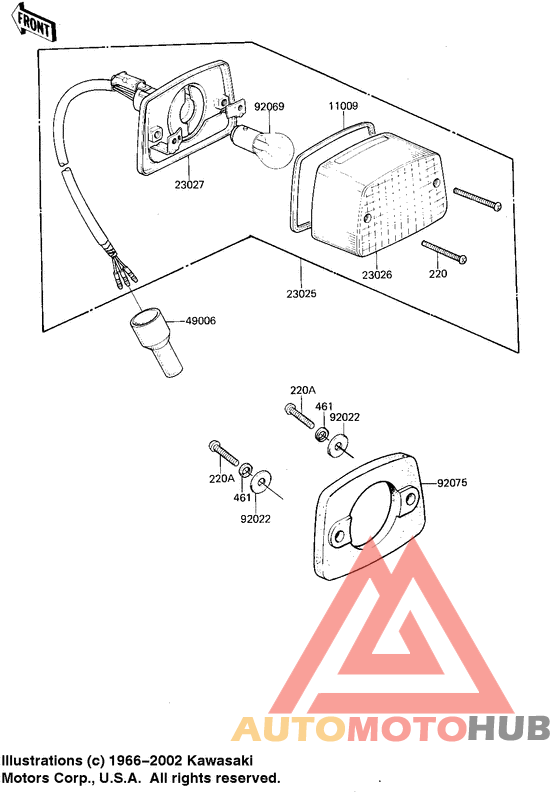Taillight unit ass`y