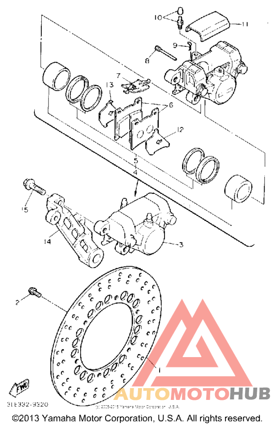 Задний суппорт