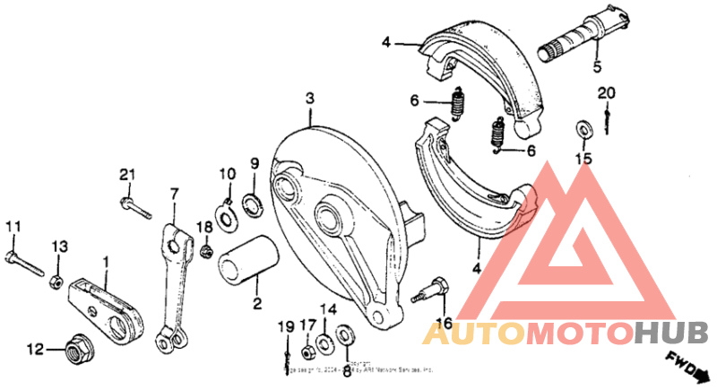 Задний тормоз