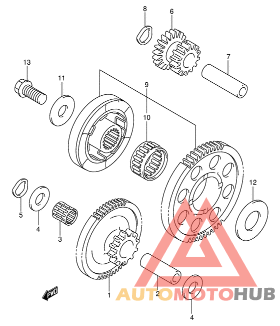 Муфта стартера