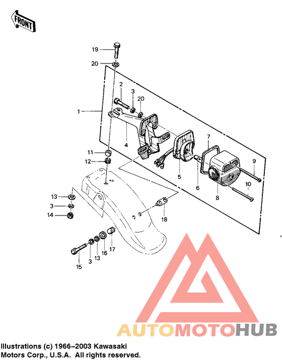 Taillight unit ass`y